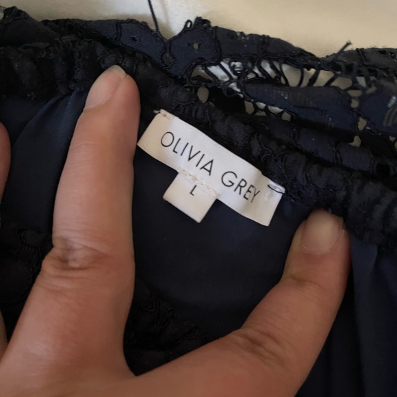 Blue Flutter Sleeve Ruffled Blouse - Picture 7 of 16